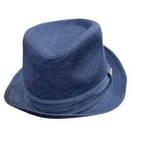 Stetson Pork Pie Fedora Hat || Navy Blue || Size XL